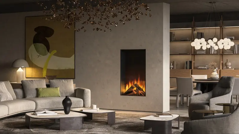 Maison Fire Alisa Verticale camino elettrico a incasso ALIV