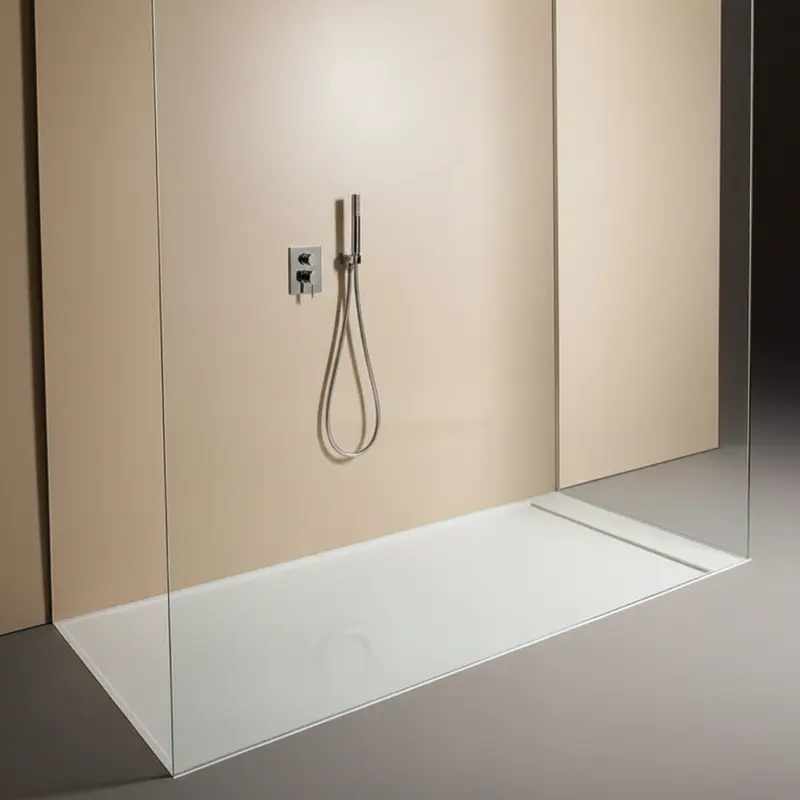 Makro Slim piatto doccia in Corian 120x80cm