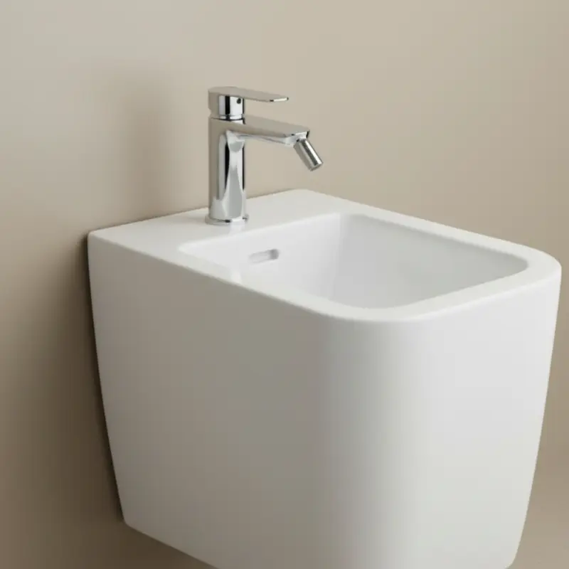 Mammoliti Cletia rubinetto bidet con scarico F26200701