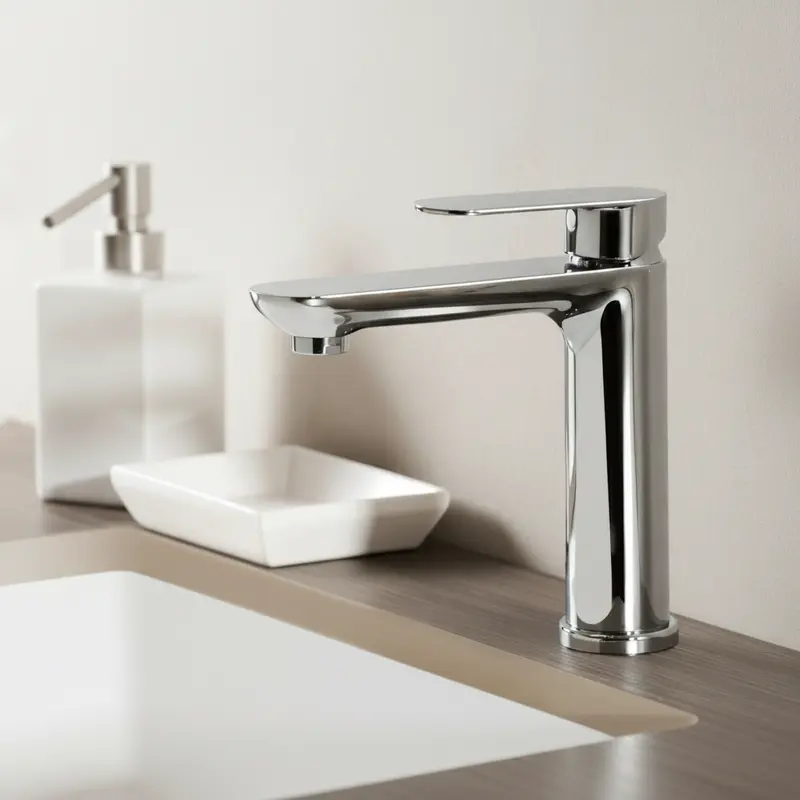 Mammoliti Cletia rubinetto lavabo con scarico F26200101