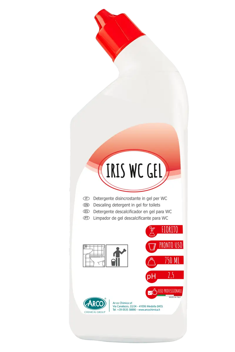 Manutentore sanificante profumato in gel Iris WC Gel - 750 ML