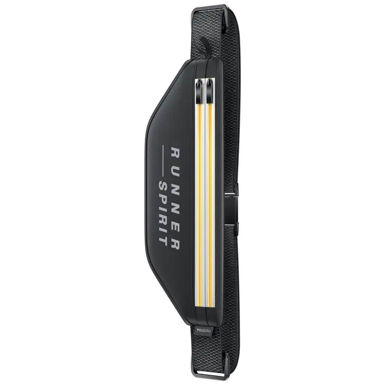 Marsupio da corsa Yesido WB67 con doppia cerniera, impermeabile IPX6, riflettente, di grande capacità, ideale per lo sport.