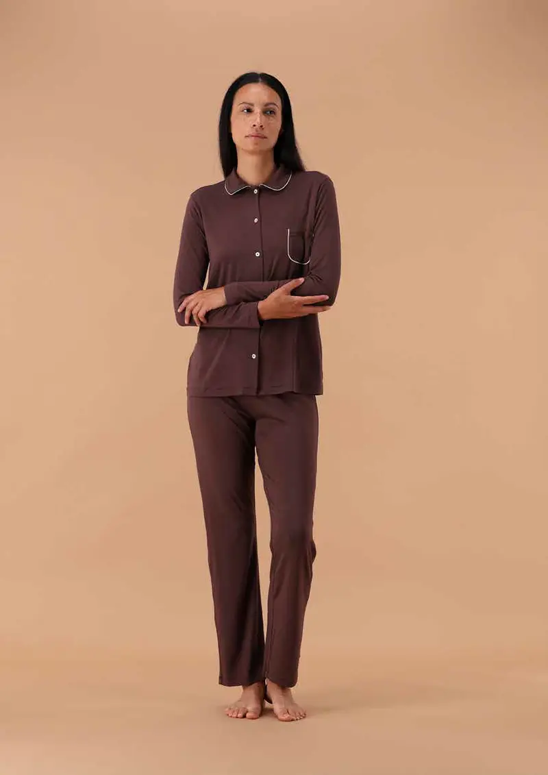 Maryhome Pigiama Aperto Donna in Viscosa 6P86500