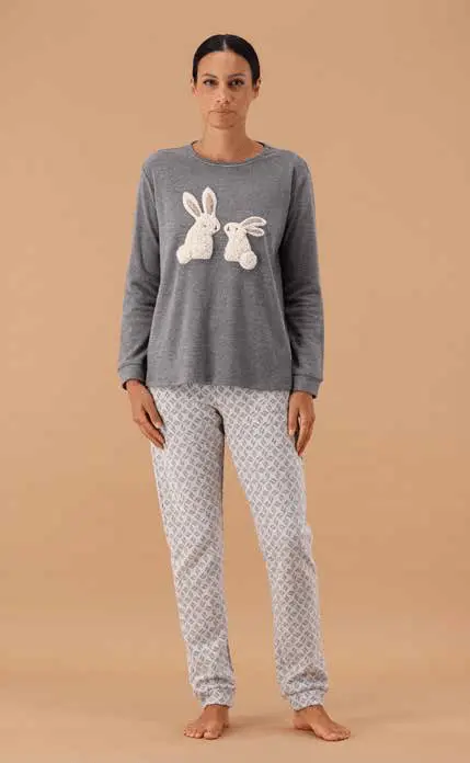 MaryPlaid Pigiama Girocollo Donna MaryHome 6P85063