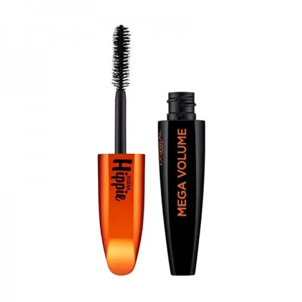Mascara L’Oréal Paris Mega Volume Miss Hippie Nero - Volume Estremo Effetto Ciglia Folte