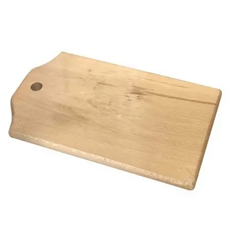 Meeting - Tagliere Rettangolare in Legno di Faggio Art. 10 - 33x20 cm - con Foro per Appendere