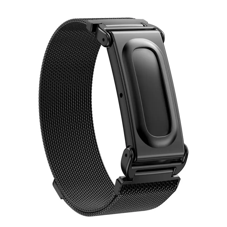 Metal Case Integrated Milanese Magnetic Watch Band, For Google Fitbit Air