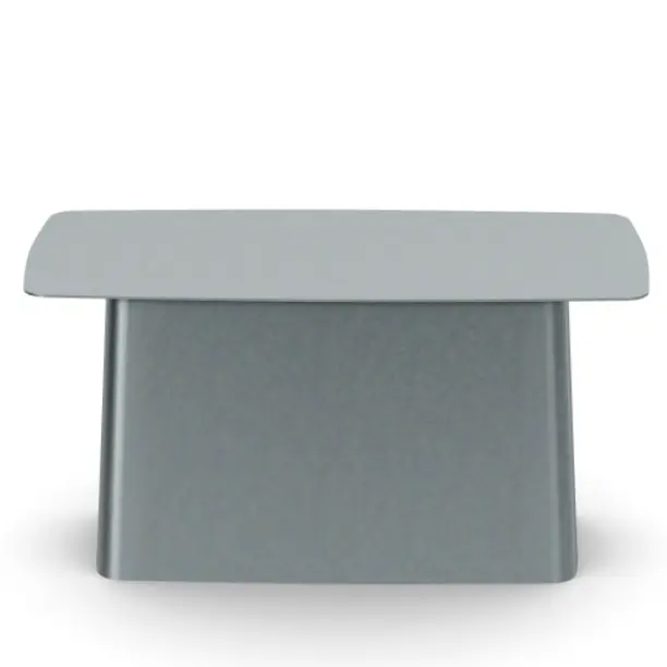 Metal Side Table grande zincato Outdoor