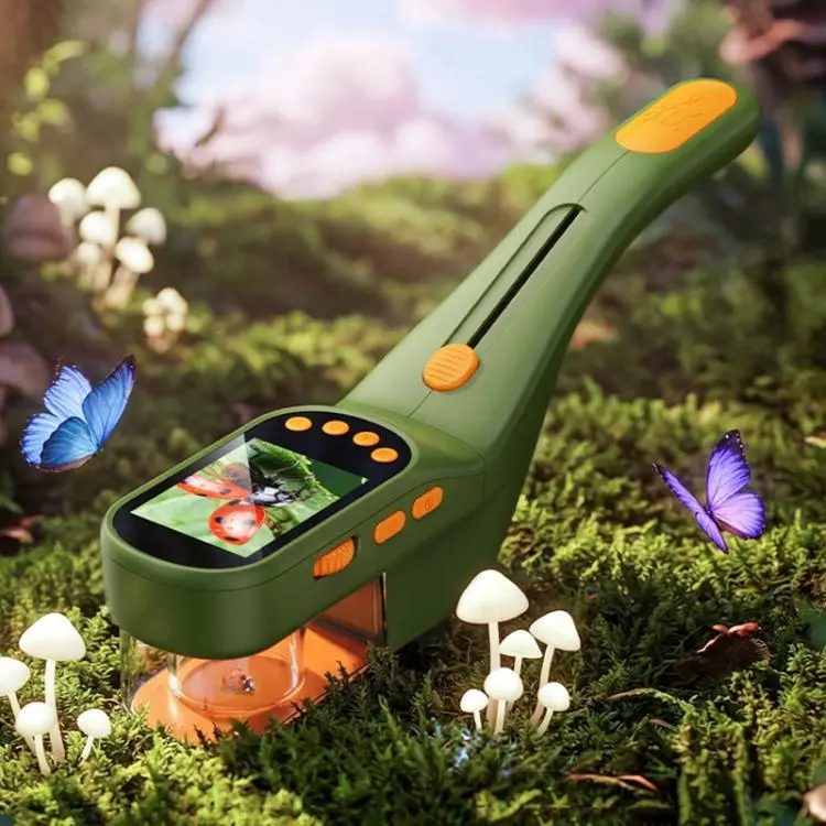 Microscopio digitale HD portatile con schermo LCD 2,8 pollici e ingrandimento