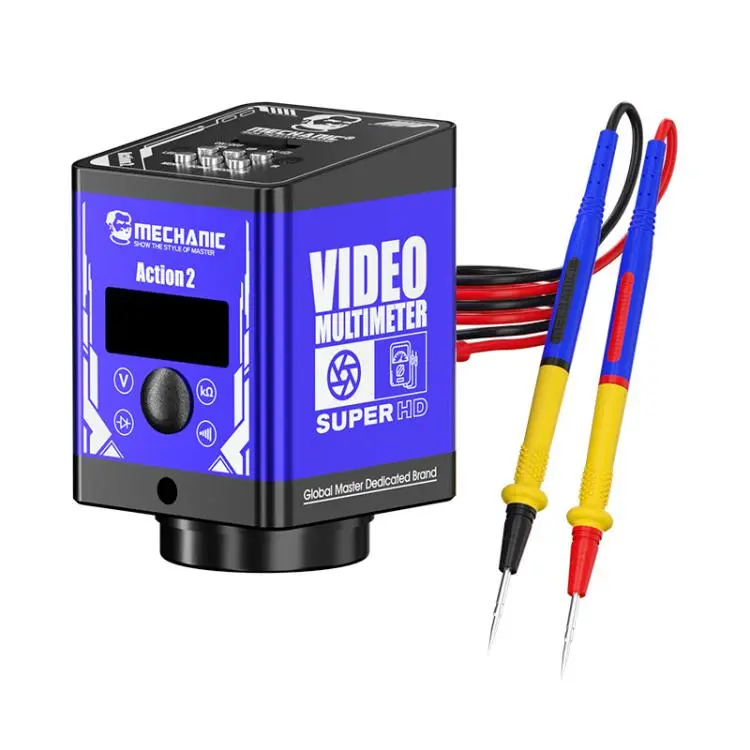 Microscopio video MECHANIC Action 2 38MP con zoom digitale 5x