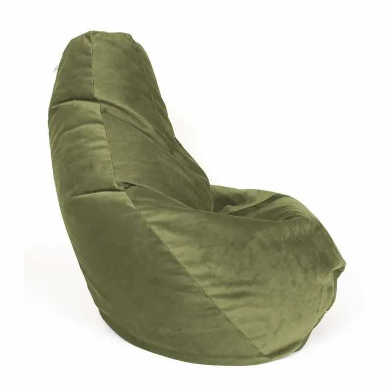 Mini 68 VELVET, Pouf Poltrona Sacco in Velluto per Bambini Sfoderabile