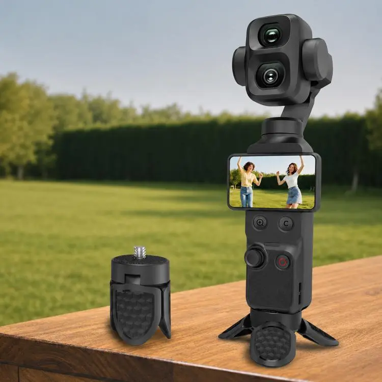 Mini treppiede portatile da tavolo con vite da 1/4 di pollice