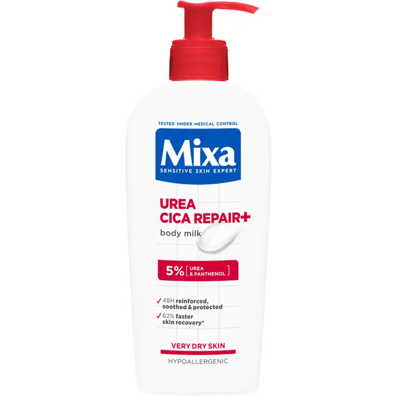 Mixa Urea Cica Repair+ Latte Corpo Riparatore Levigante 250ml – 5% Urea e Pantenolo
