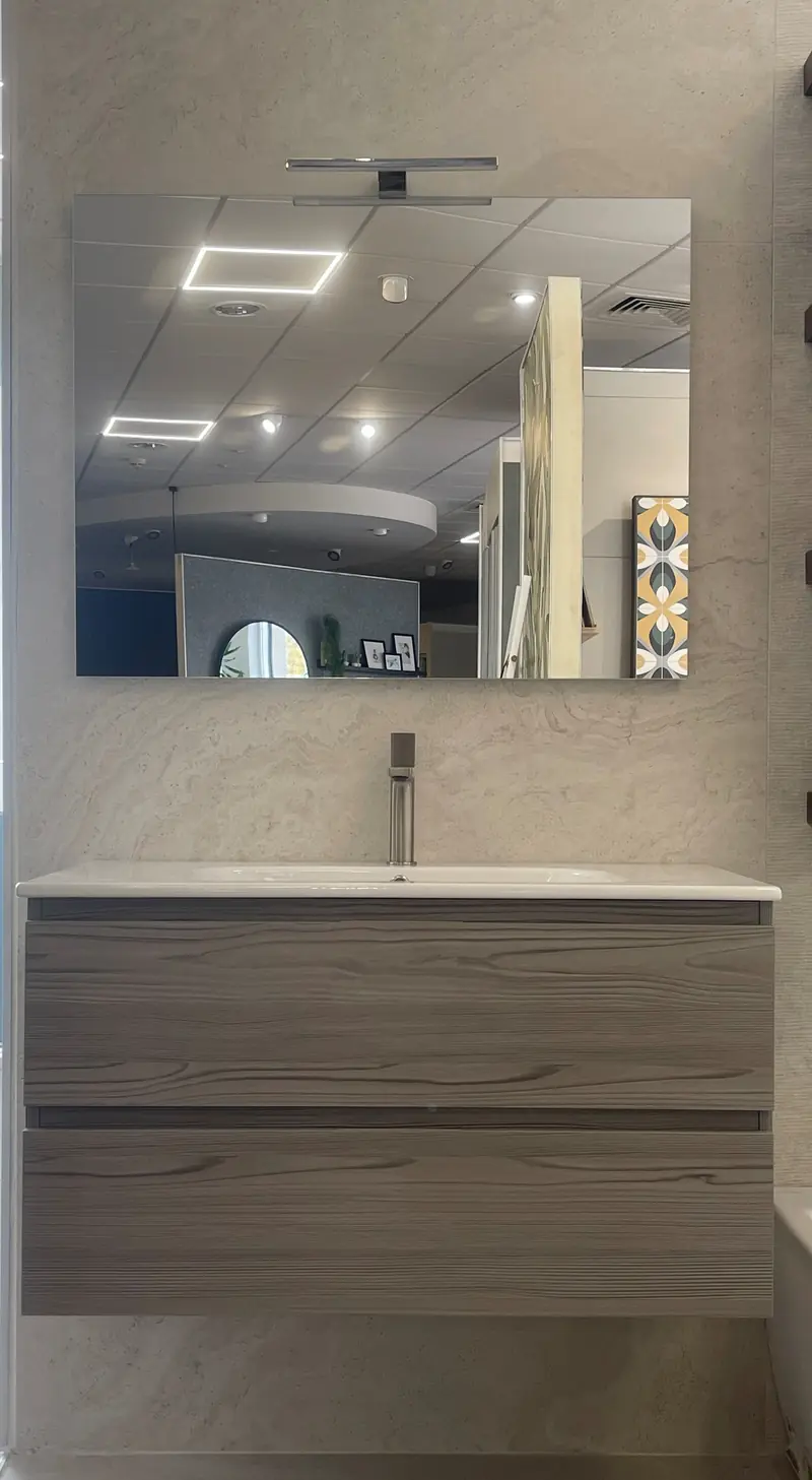 Mobiltesino Urban mobile lavabo con specchio 90x50
