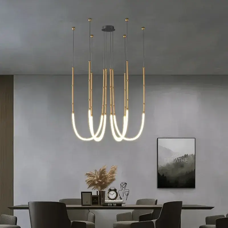 Modern Art Line Chandelier