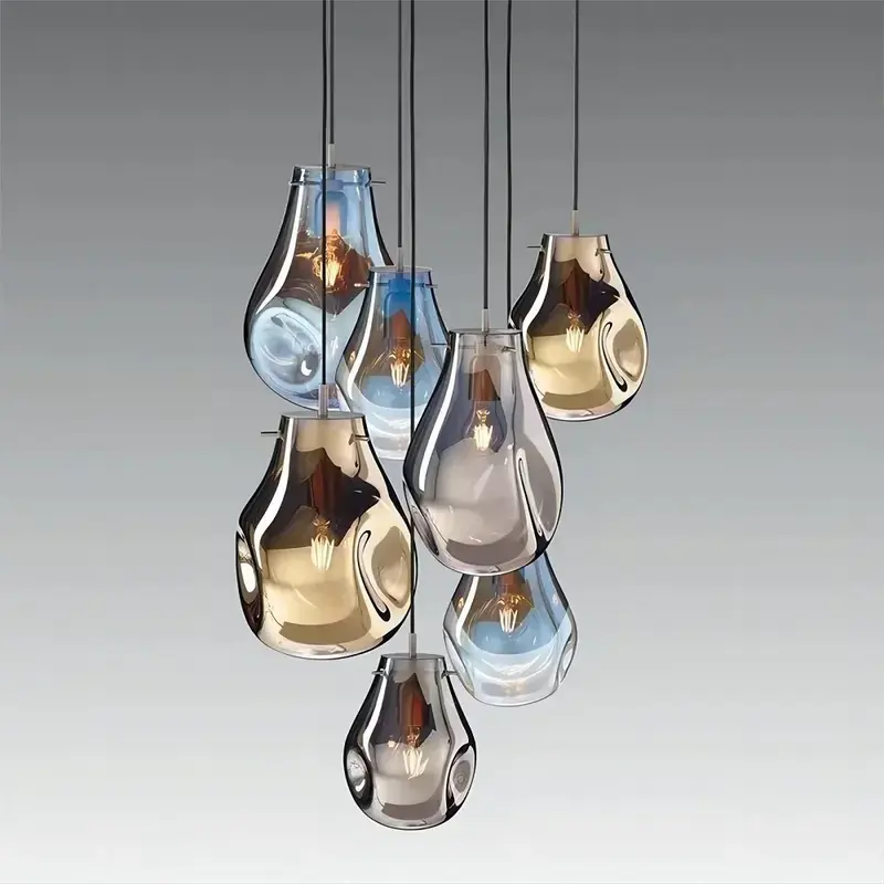 Modern Colorful Glass Lamps