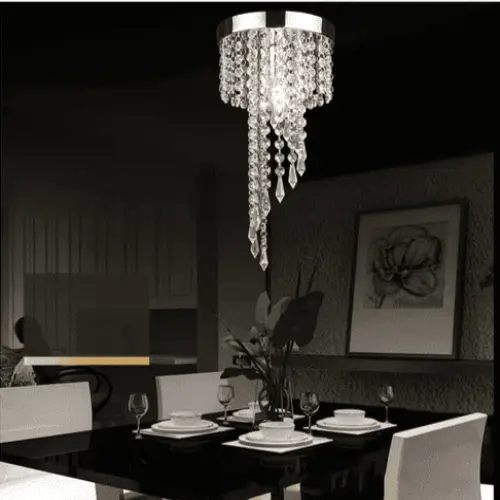 Modern Crystal Ceiling Light Fixture