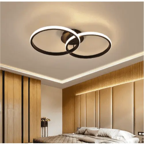 Modern Double Circle LED Ceiling Light Fixtures