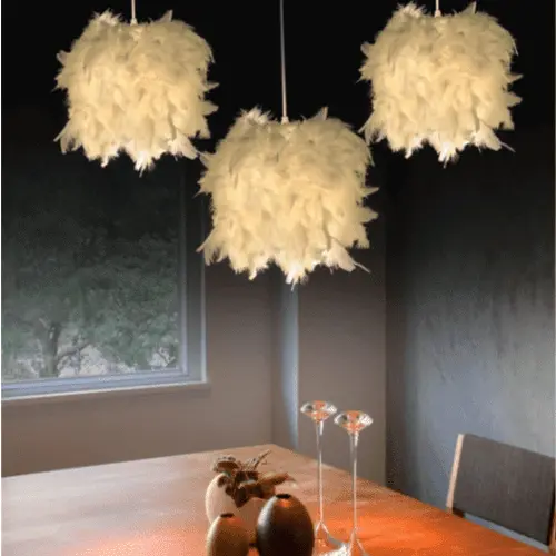 Modern Feather Pendant Lights