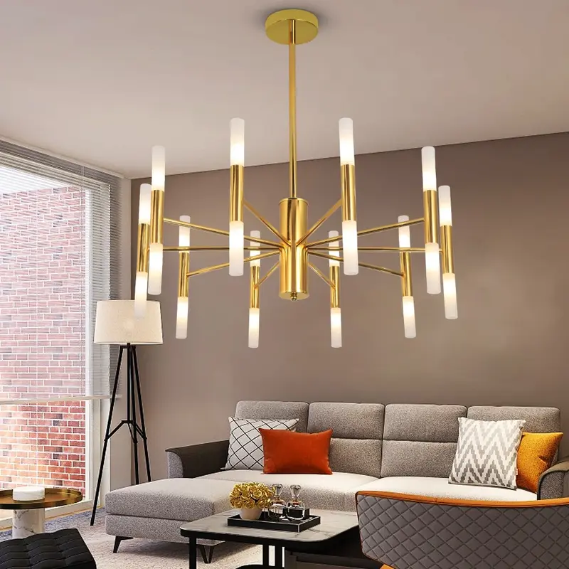 Modern Gold Chandelier
