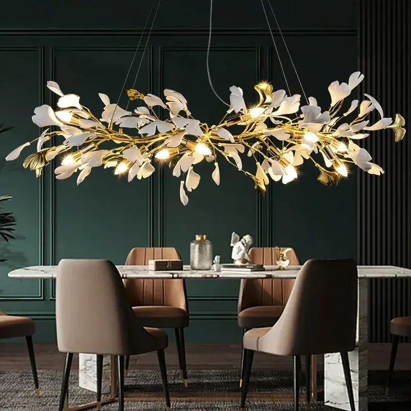 Modern Leaf Chandelier
