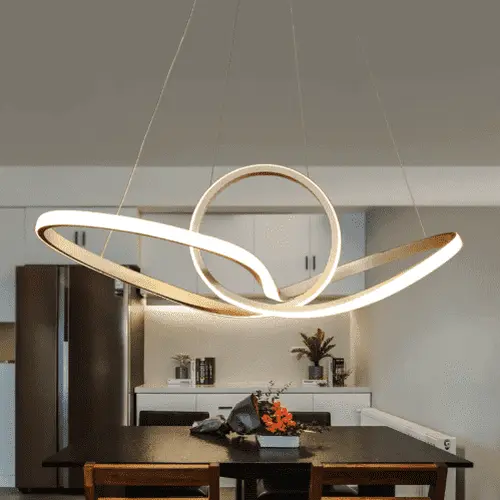 Modern LED Chandelier For Living Dining Room Kitchens