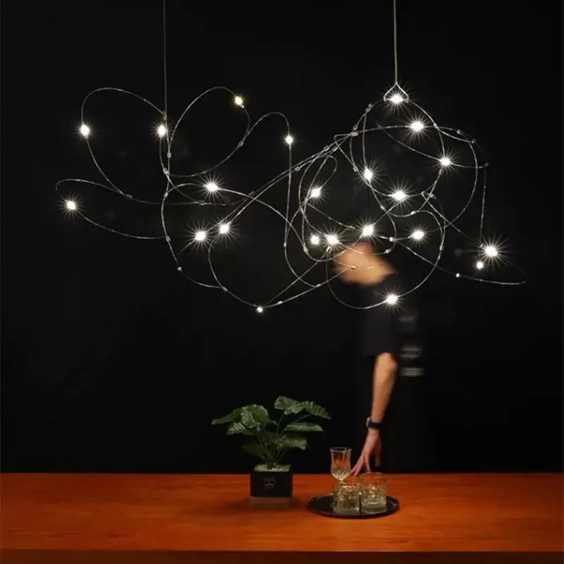 Modern LED Firefly Chandelier For Luxury Interiors