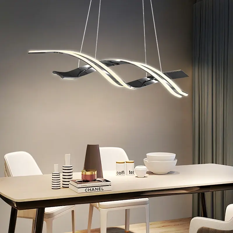 Modern Long Pendant Light Chandelier
