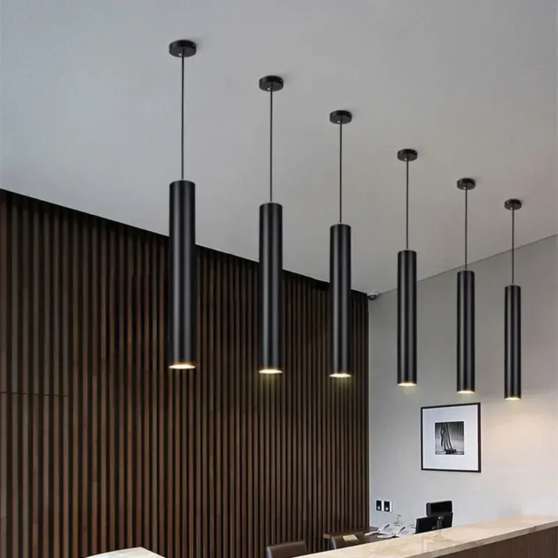 Modern Tube Pendant Lamp