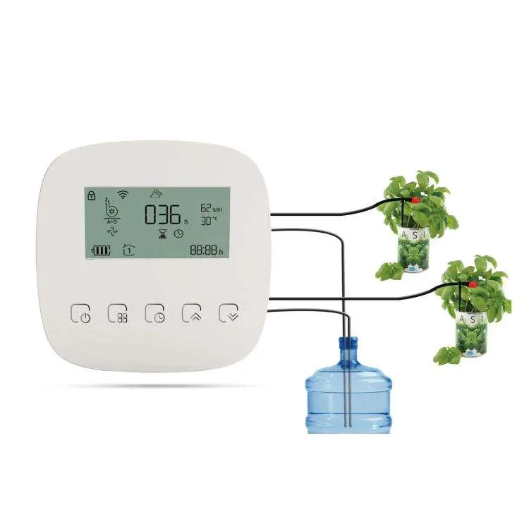 MOES WWP-BY-908 WiFi Smart Water Pump Plant Watering System, Auto Plant Watering Timer
