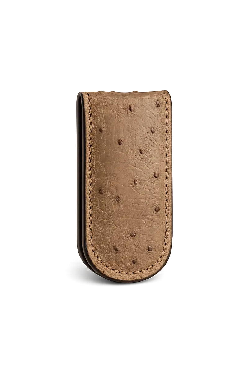 Money Clip in Struzzo