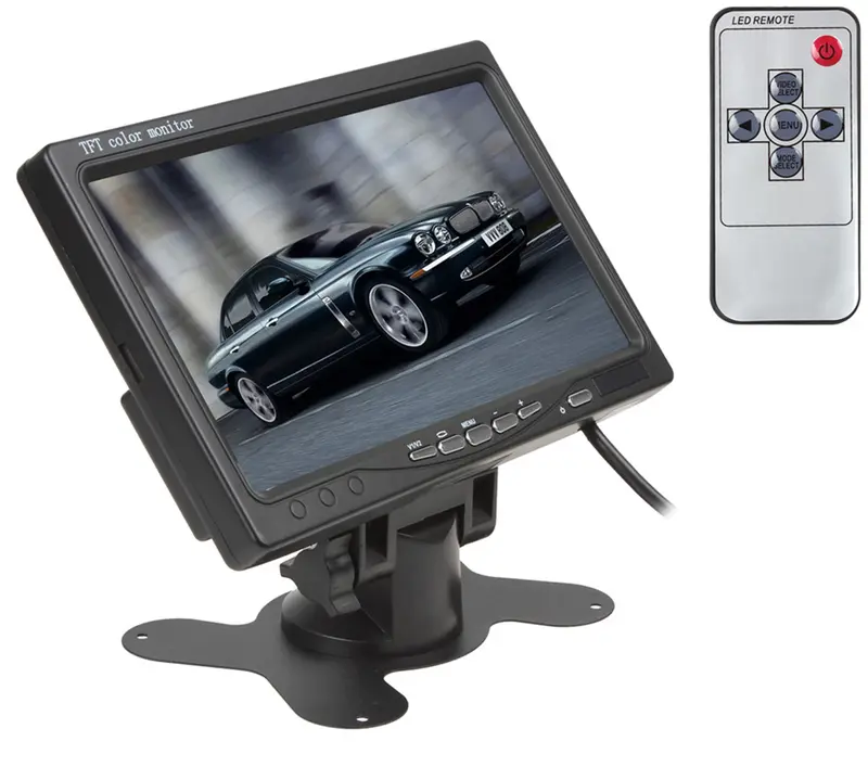 Monitor 7" TFT LCD con doppio ingresso RCA