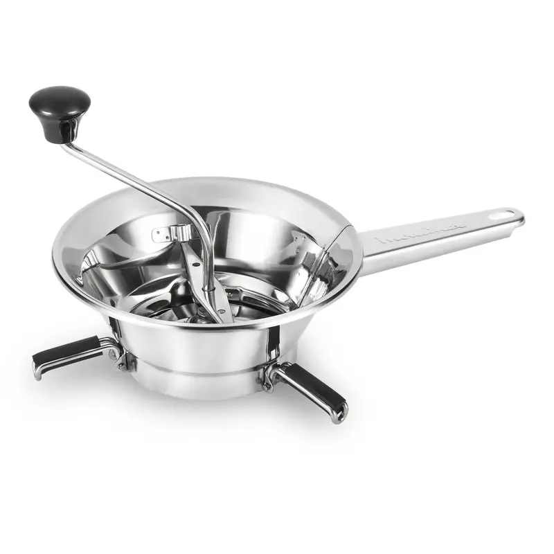 Moulinex Passaverdure Grande A45306 Acciaio Inox 24 cm – Meccanica a 2 Dischi Intercambiabili per Salse e Puree Perfette