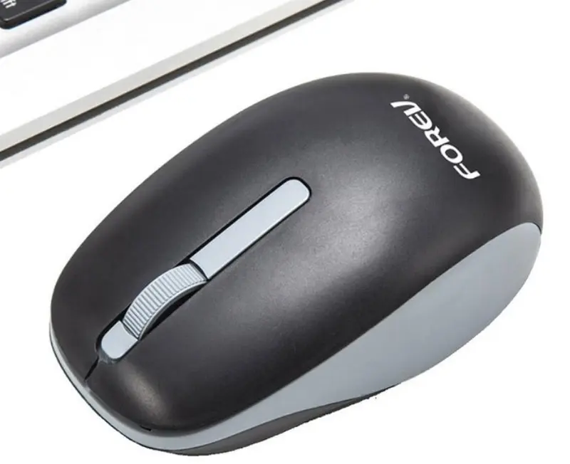 Mouse wireless 1200DPI nero 4 pulsanti Forev