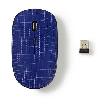 Mouse wireless 3 pulsanti 1600 DPI blu