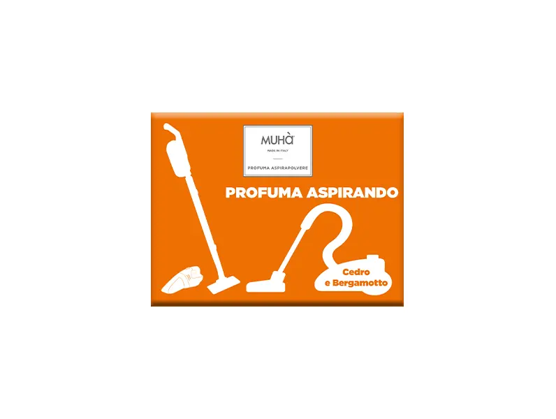 Muhà profuma aspirapolvere Cedro e Bergamotto AS05