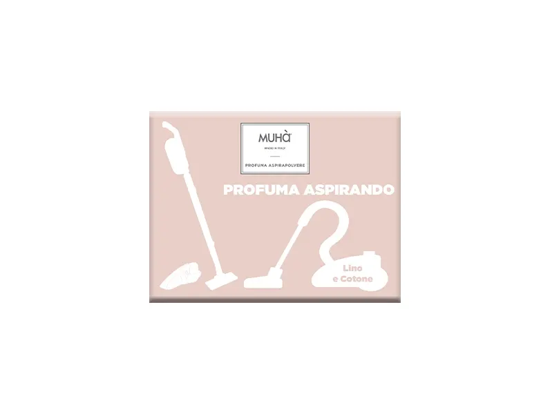 Muhà profuma aspirapolvere Lino e Cotone AS03