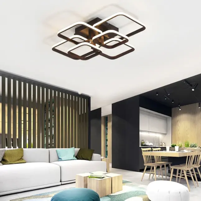 Multi Square Ceiling Light Fixture