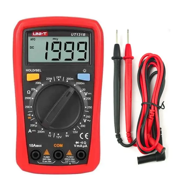 Multimetro digitale UT131B UNI-T 250V 20MOhm con puntali