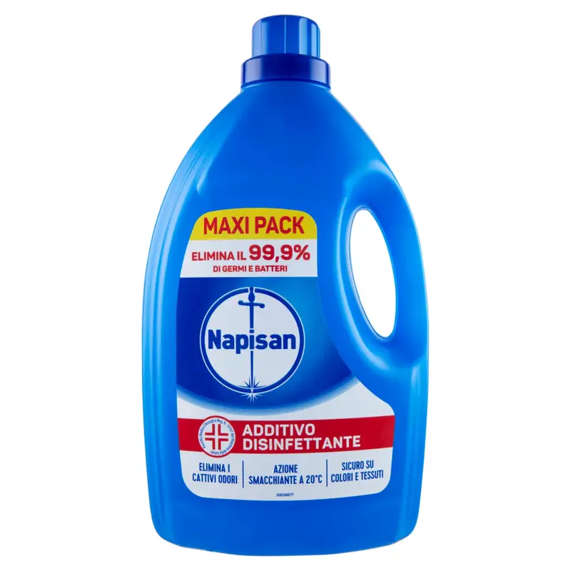 Napisan Additivo Igienizzante Liquido Classico 2.2 Lt | Maxi Formato 36 Lavaggi | Azione 3in1