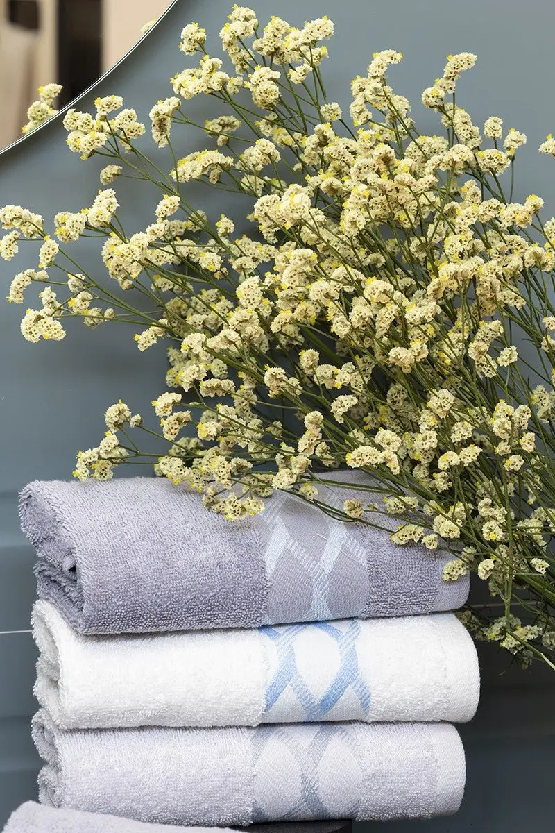 Neith Asciugamani 3+3 in Spugna Jacquard Edra