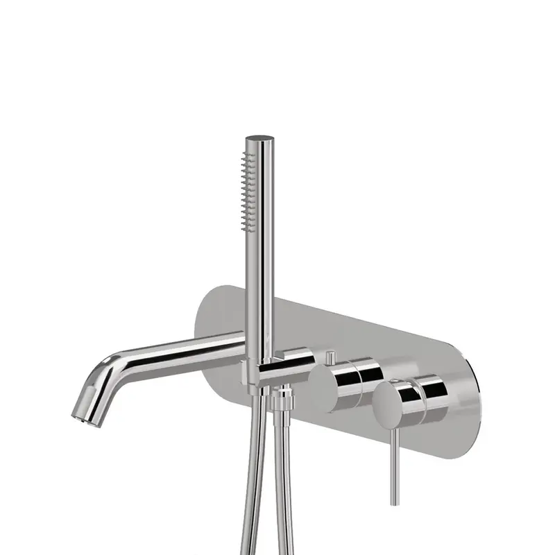 Newform Mini-X Pro rubinetto vasca con deviatore, bocca di erogazione e doccetta 4272E