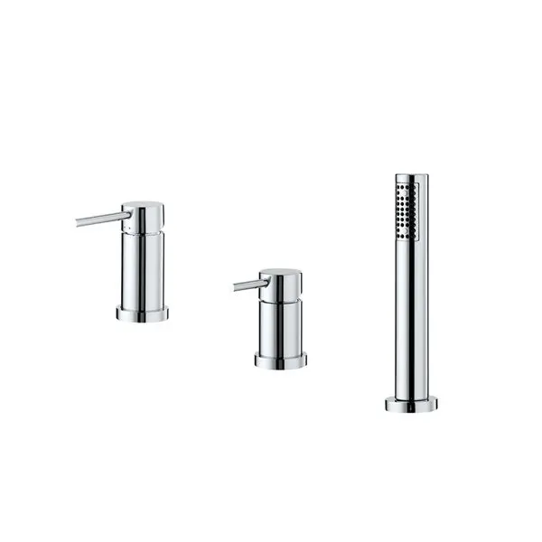 Newform XT rubinetto vasca con bocca erogazione, deviatore e doccetta 4284C