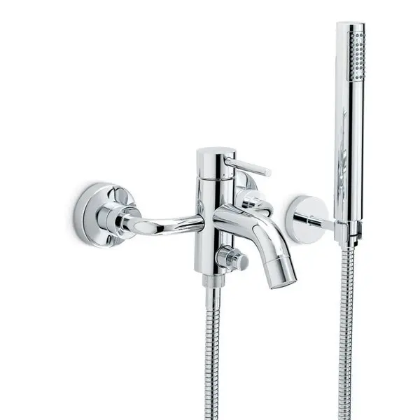 Newform XT rubinetto vasca esterno con erogazione, deviatore e doccetta 4240C