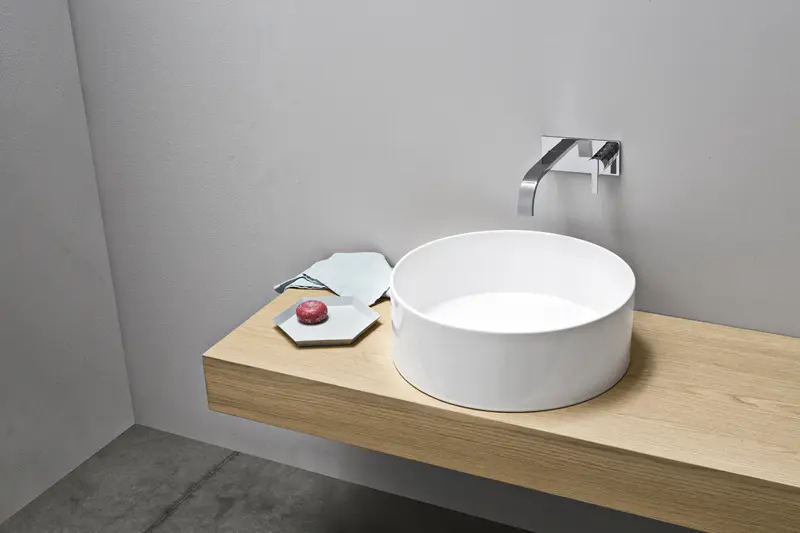 NIC Design Ovvio lavabo da appoggio tondo 001449