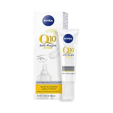 NIVEA Q10 Power Anti-Rughe Contorno Occhi - 15ml - Con Coenzima Q10 Puro e Creatina - Idrata e Combatte Rughe e Occhiaie - Per Tutti i Tipi di Pelle