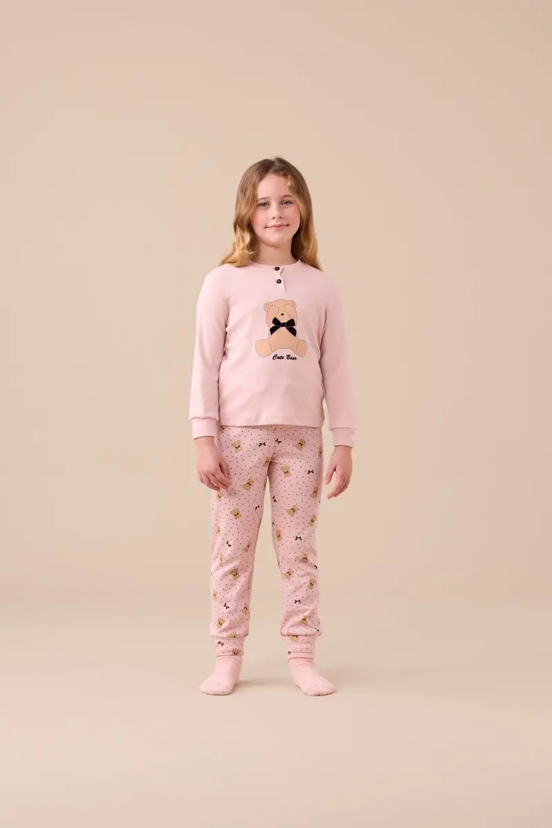 Noi di Notte Pigiama Bambina Caldo Cotone FE2532AS