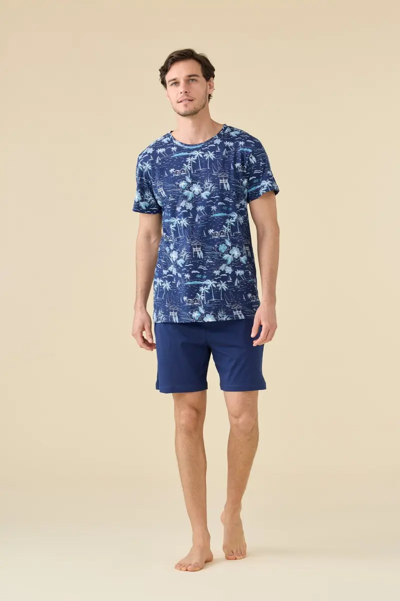 Noi di Notte Pigiama Corto Girocollo Uomo FC3270