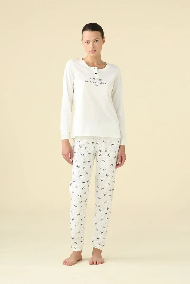 Noi di Notte Pigiama Donna Serafino Cotone M/L P/L FA9463