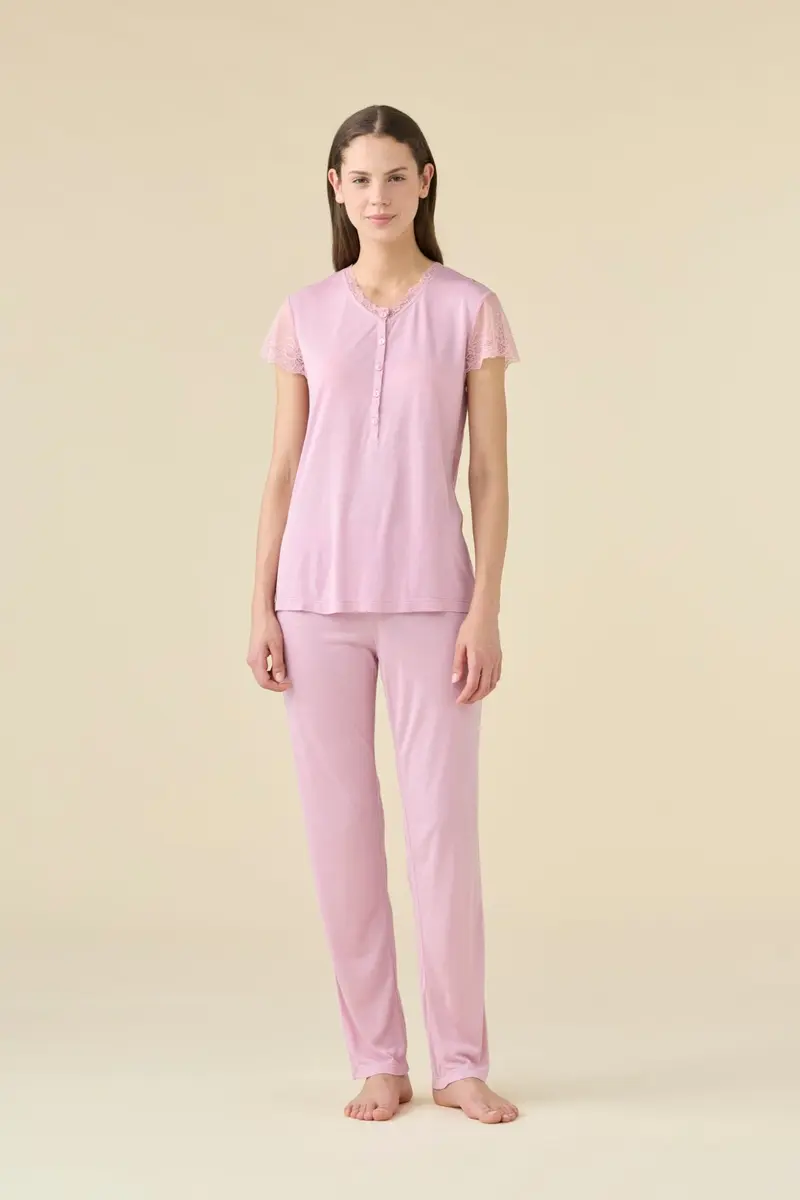 Noi di Notte Pigiama Donna Serafino M/M P/L FA9679
